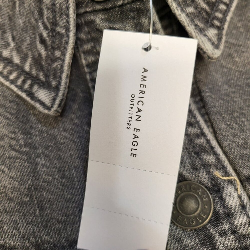 American Eagle Outfitters Womens Button-Down Denim Shirt Dress S/P NWT MSRP 79 - Picture 4 of 16